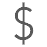 Dollar sign icon