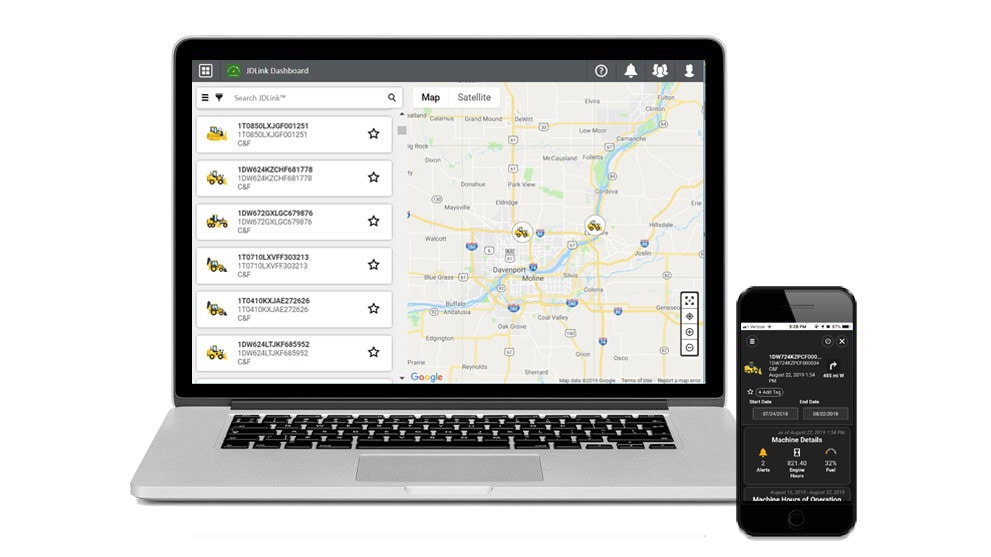 JDLink Construction Technology Solutions John Deere AU