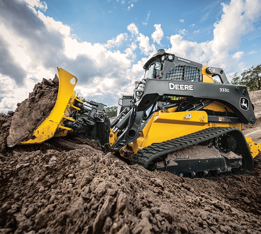 333G Compact Track Loader on worksite