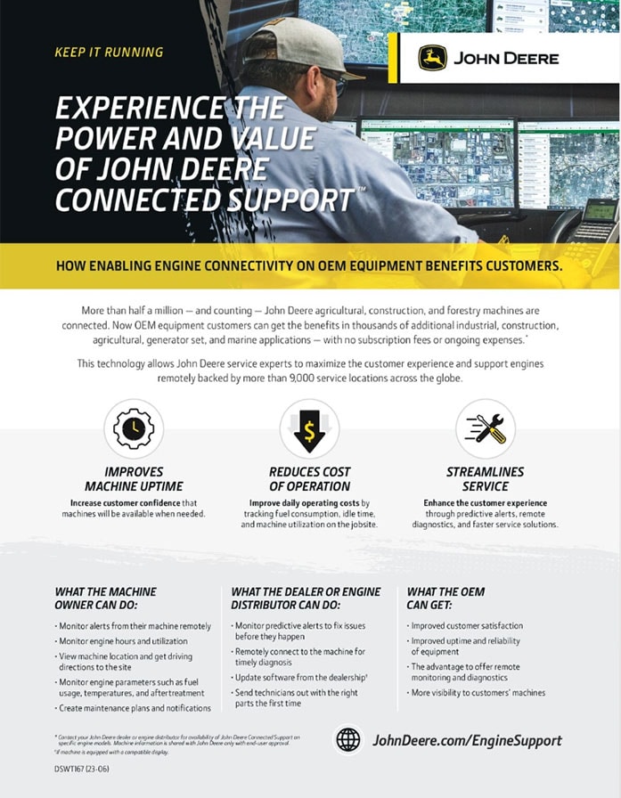 John&nbsp;Deere Connected Support Value Proposition Flyer