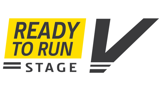 Text that says "Ready to run Stage V"