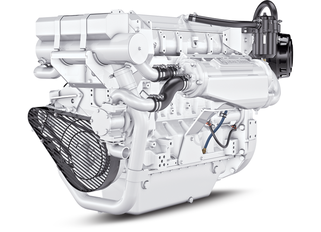 6135SFM85 Constant-Speed Auxiliary & Generator Engine on a white background