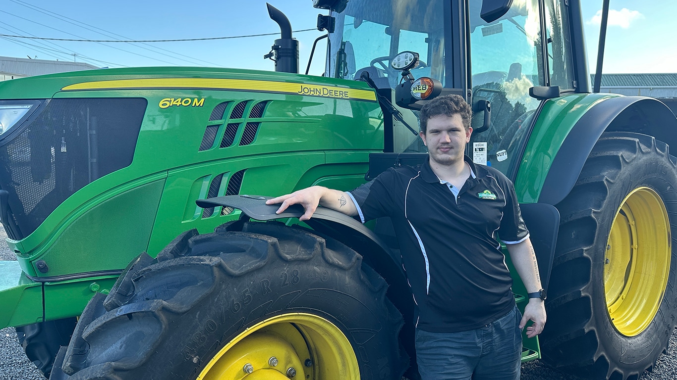 Wyatt Sciacca next 6140M tractor