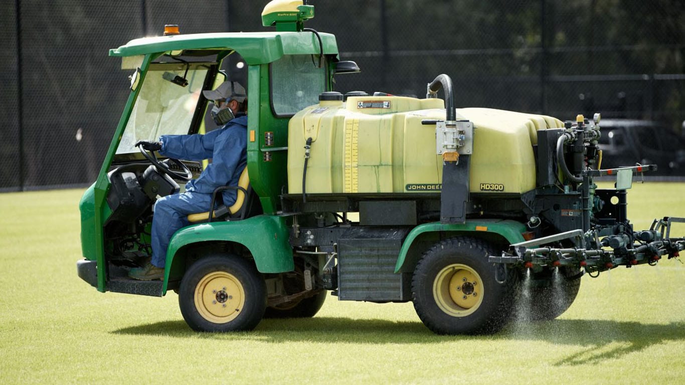 GPS on ProGator™ 2030A spray units saves 10-15% on nutrient application