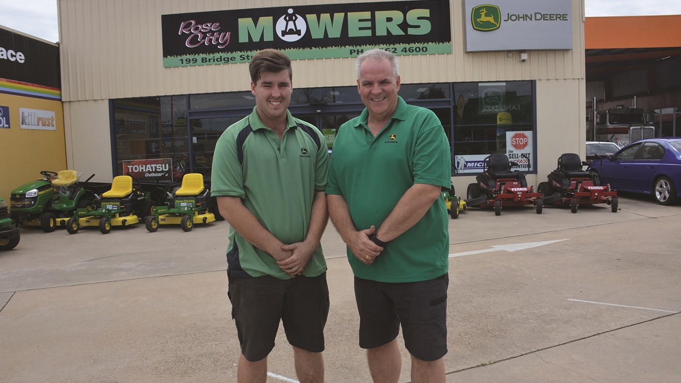 image of father and son, Conor and Steve Brodie