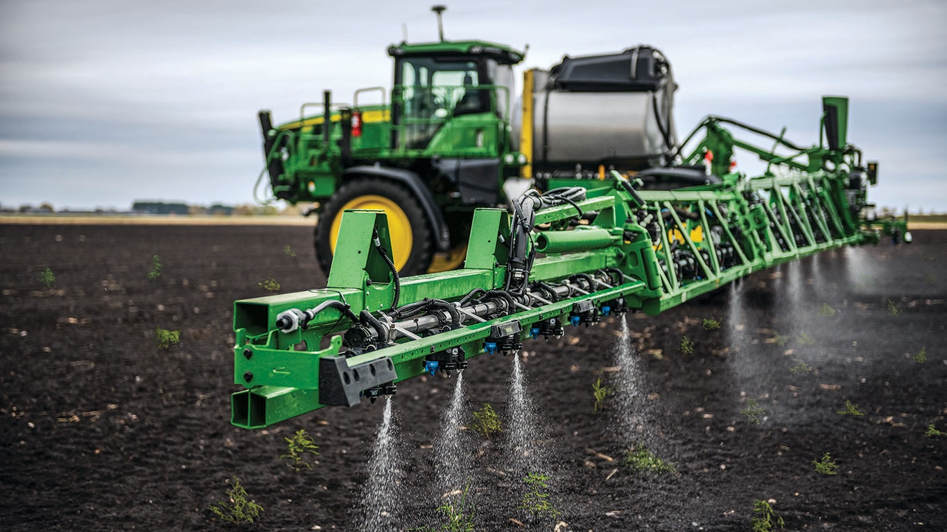 See & Spray Select spraying weeds on fallow ground