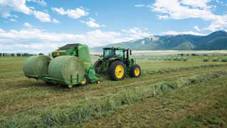 New Deere 0 Series Round Balers & Plus2 Round Bale Accumulators available for 2018 hay season