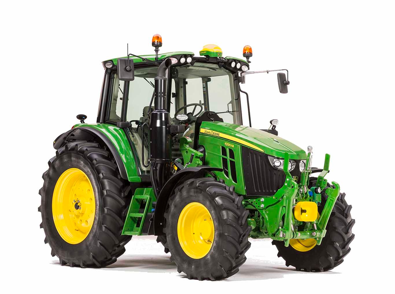New 6M tractors front angle view