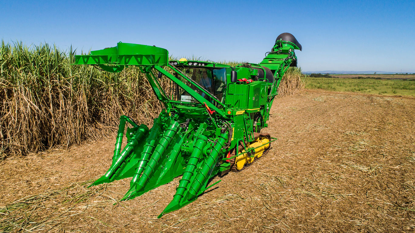 CH950 Sugar Cane Harvester in a field