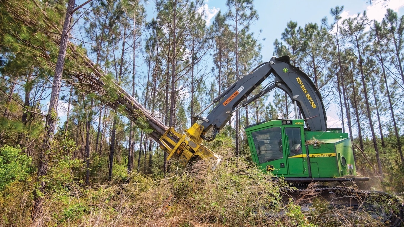  Large image of 853M Tracked Feller Buncher