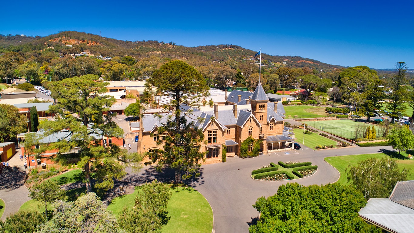 Scotch College Adelaide's pristine grounds