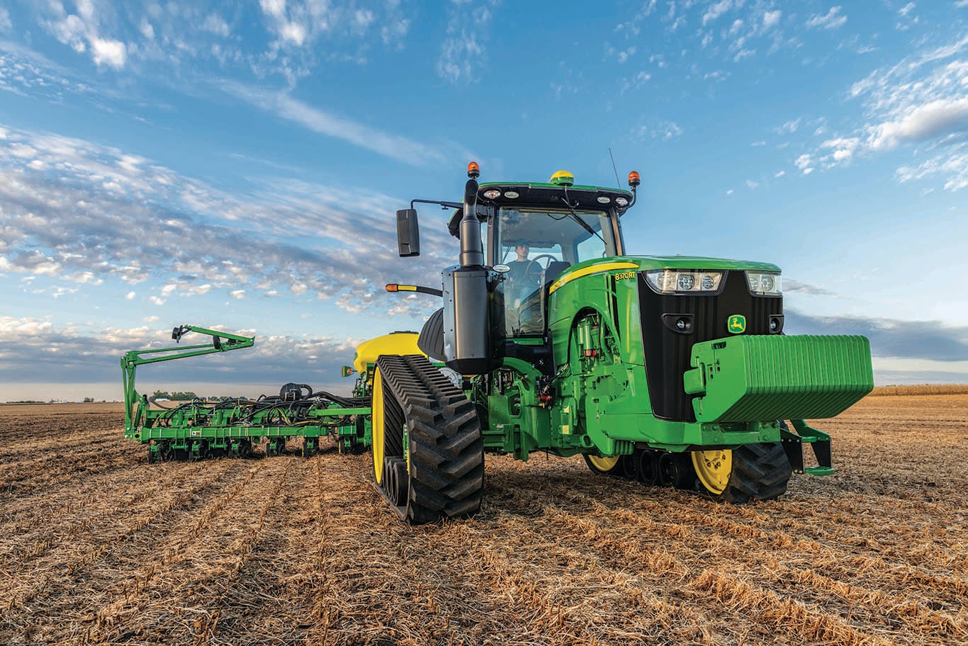 8370RT Tractor working in a field