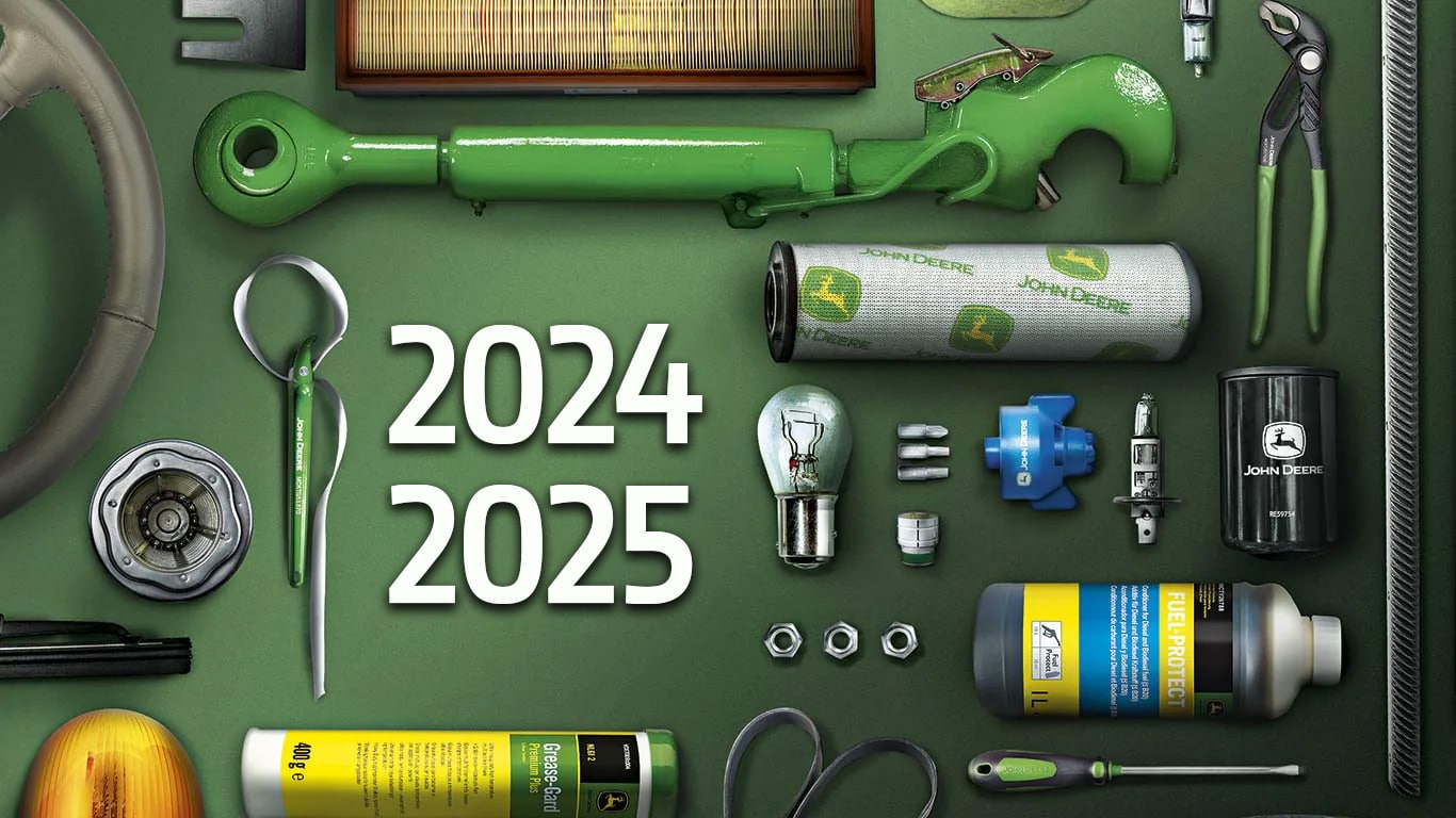 2023/2024 John&nbsp;Deere Parts Catalogue image containing maintenance parts