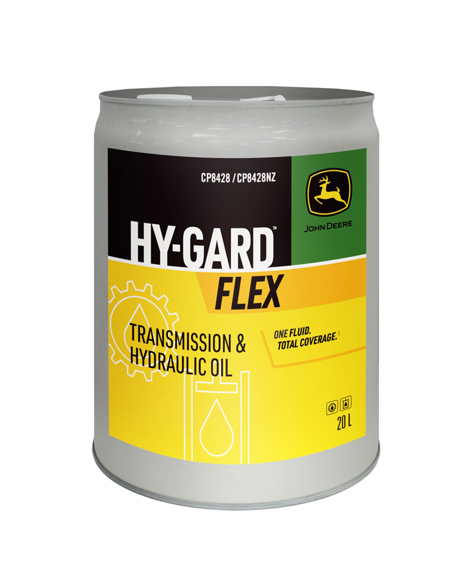 Hy-Gard&trade; FLEX Hydraulic and Transmission Oil packaging