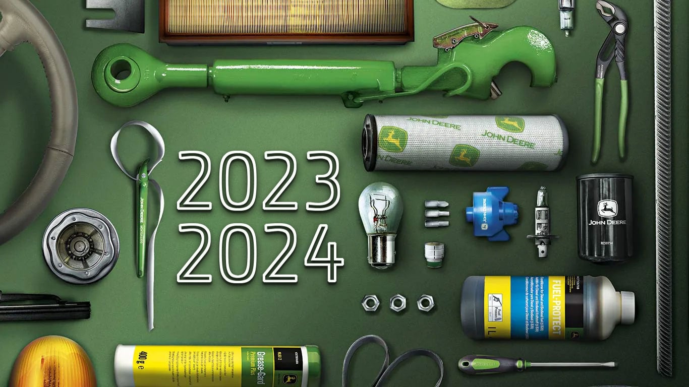 2023/2024 John&nbsp;Deere Parts Catalogue image containing maintenance parts