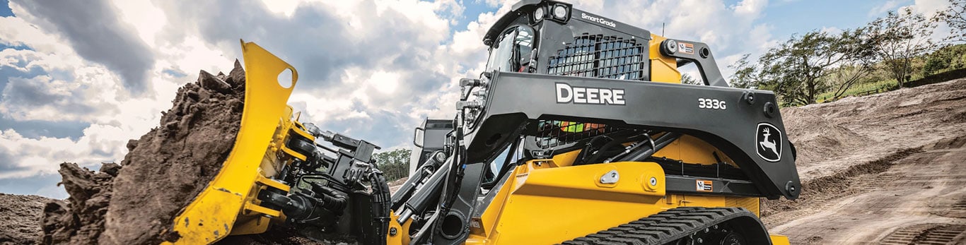 333G Compact Track Loader on worksite