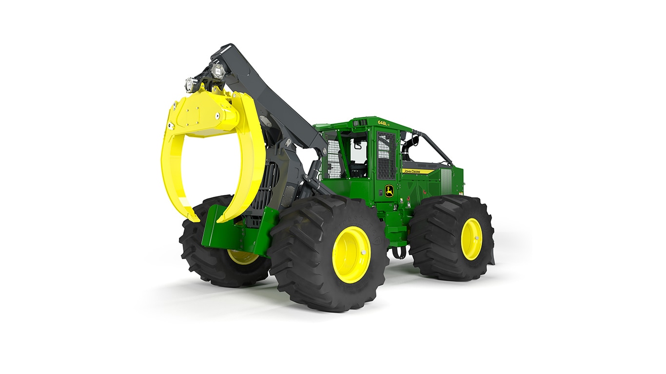 648L-II Grapple Skidder model on a white background