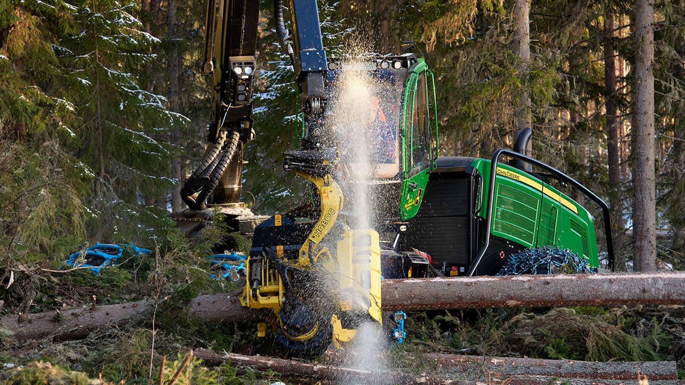 Levelling cabin increases work comfort