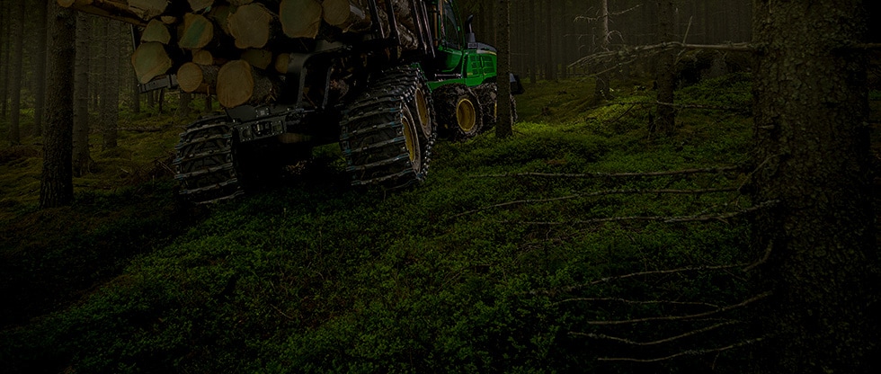 John Deere forest machine