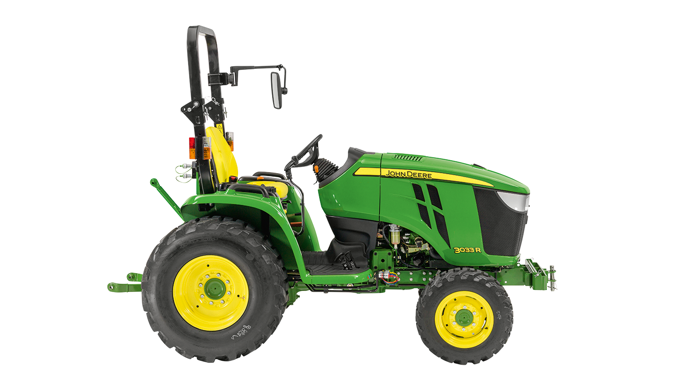 image of 3033r compact utility tractor in a studio