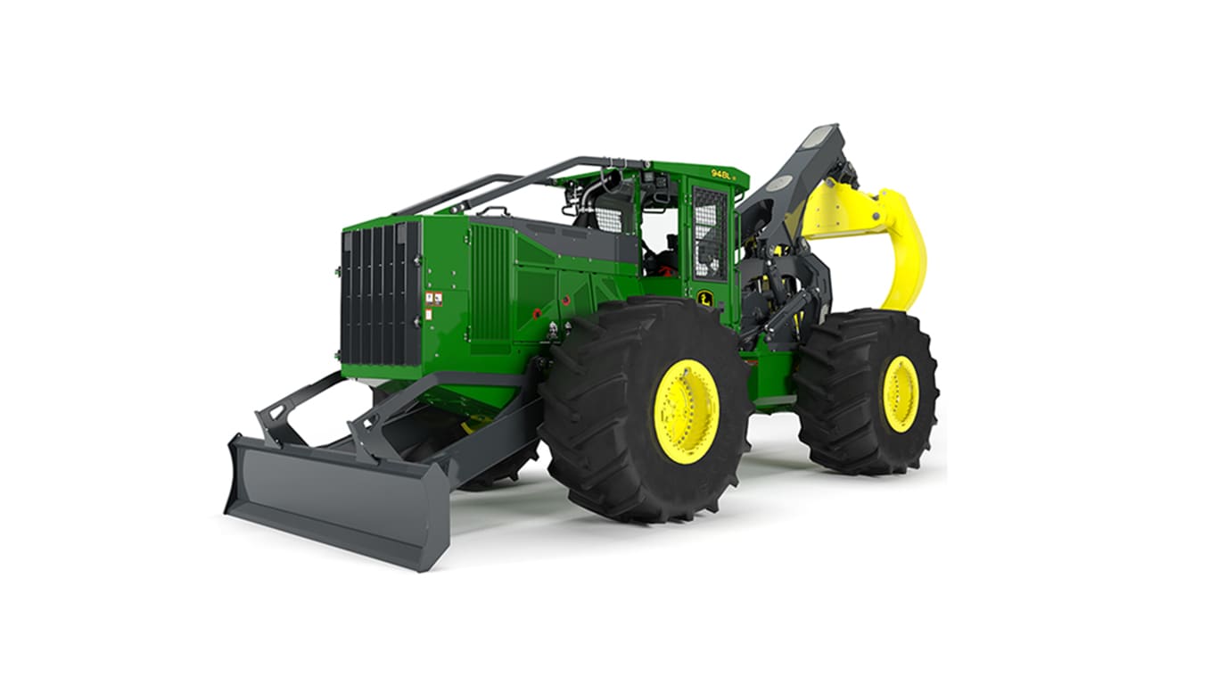 948L-II Grapple Skidder  model on white background