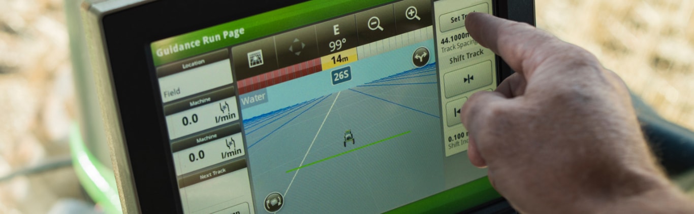 ZTrak mowing grass