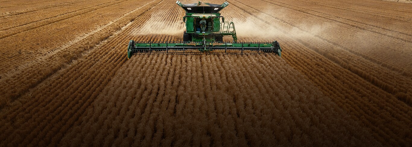 combine harvesting with precision