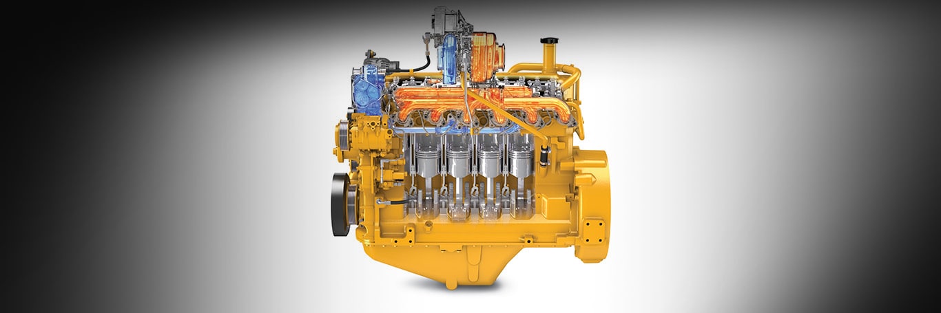 mid size excavator engines