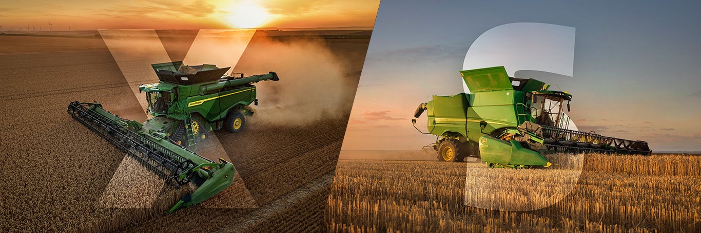 Harvesting with John Deere