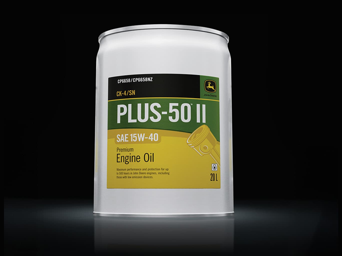Plus-50 II Engine Oil can