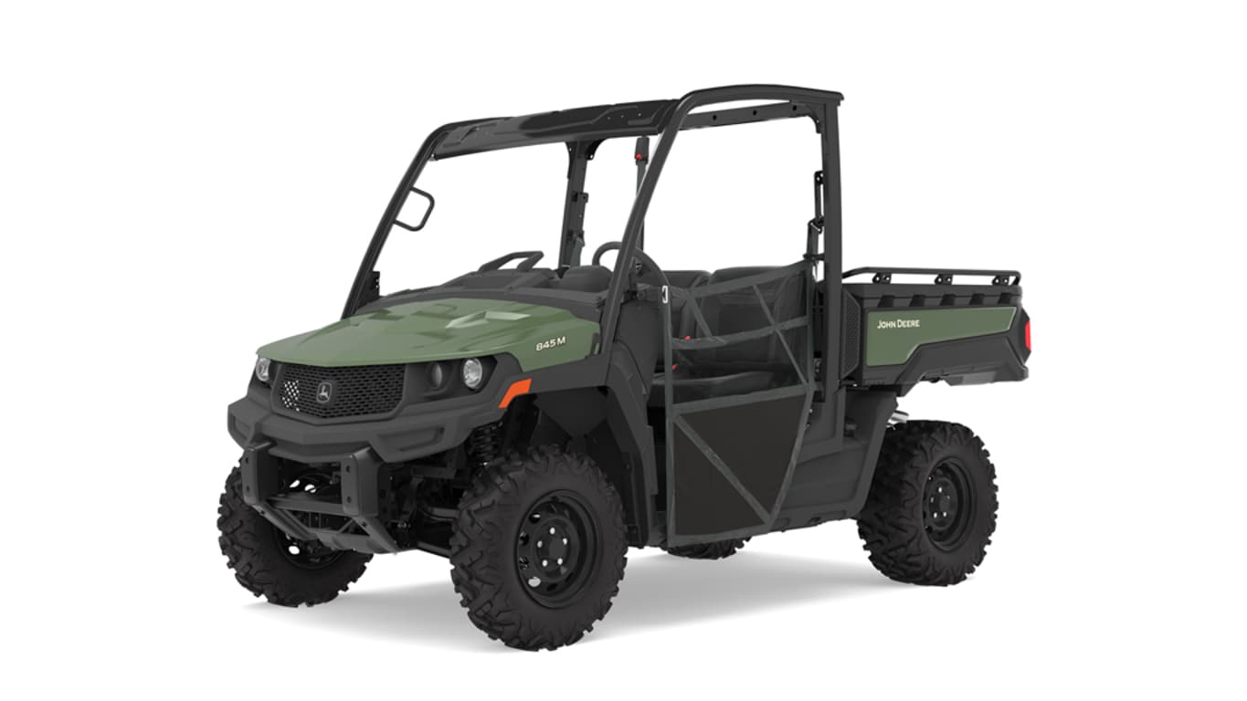 XUV 845M in olive facing front left studio image