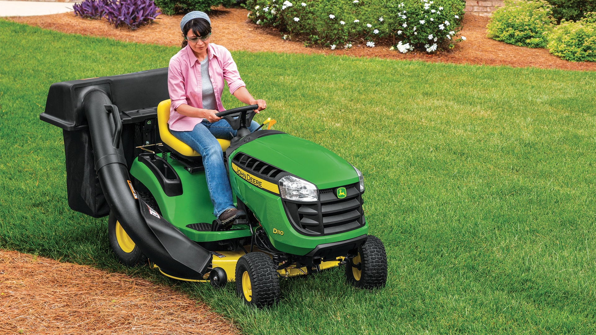 John deere riding mower 100 series sale