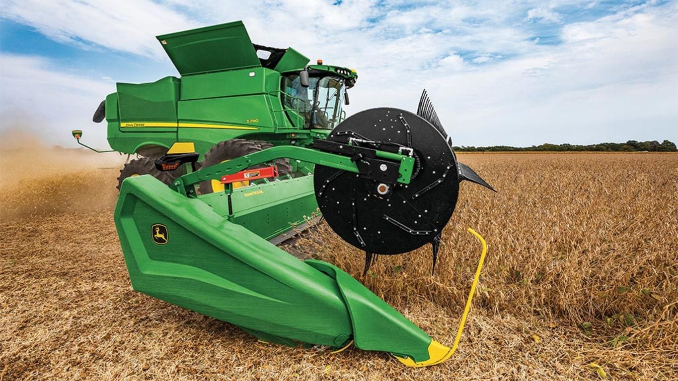 S790 Combine in field