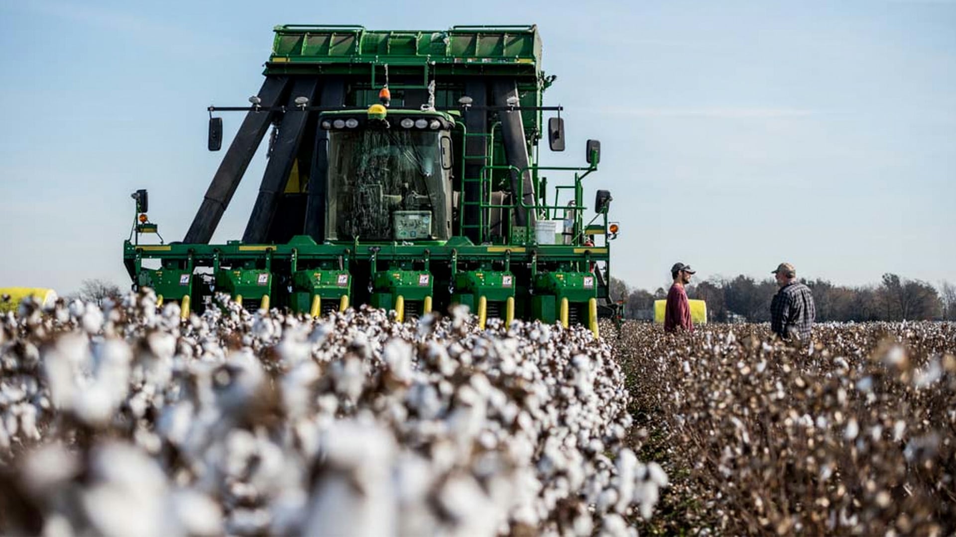 John Deere cotton picker