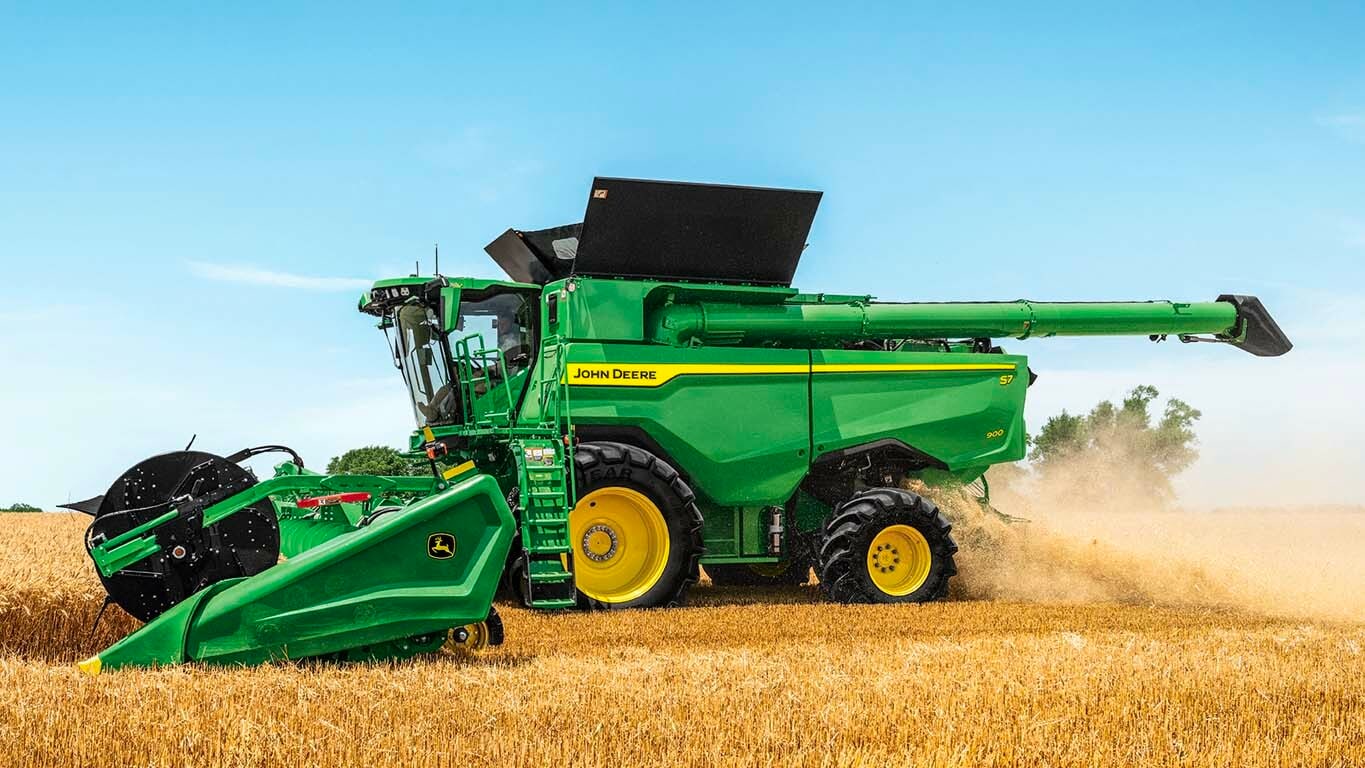 The New S7 Combine Grain Harvesting John Deere AU