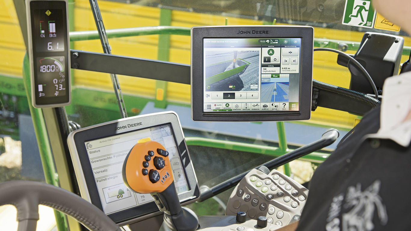 Computer screen for active fill control