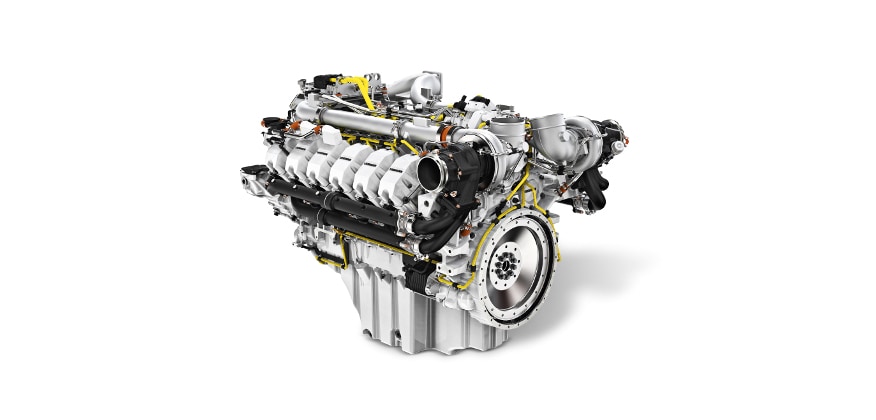 studio image of diesel engine