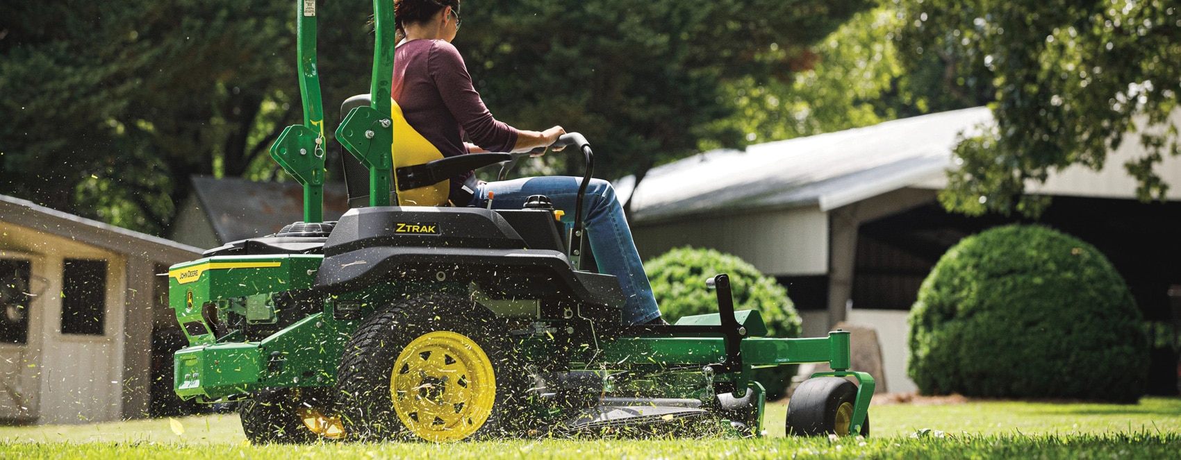 The ZTrak Zero-Turn Mowers are great for any residential mowing needs.