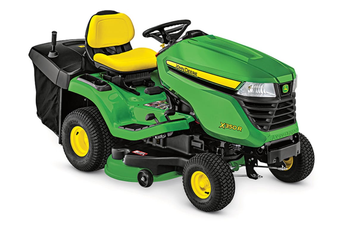 X350R with 107 cm 42 in. Rear Discharge Deck X300 Series Ride on Mowers John Deere