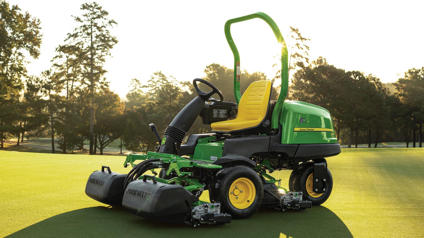 2400 mower on a golf course