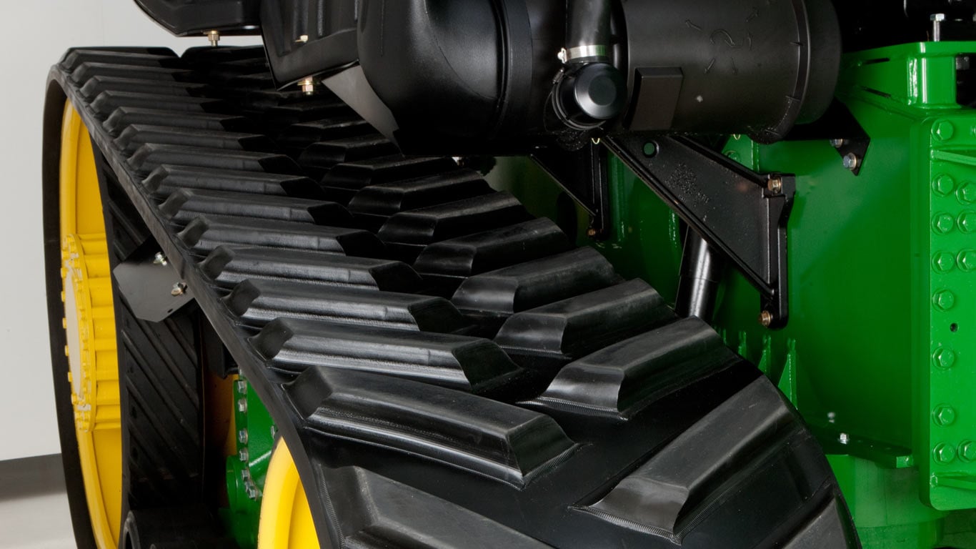 studio close up image of scraper special tractor tracks