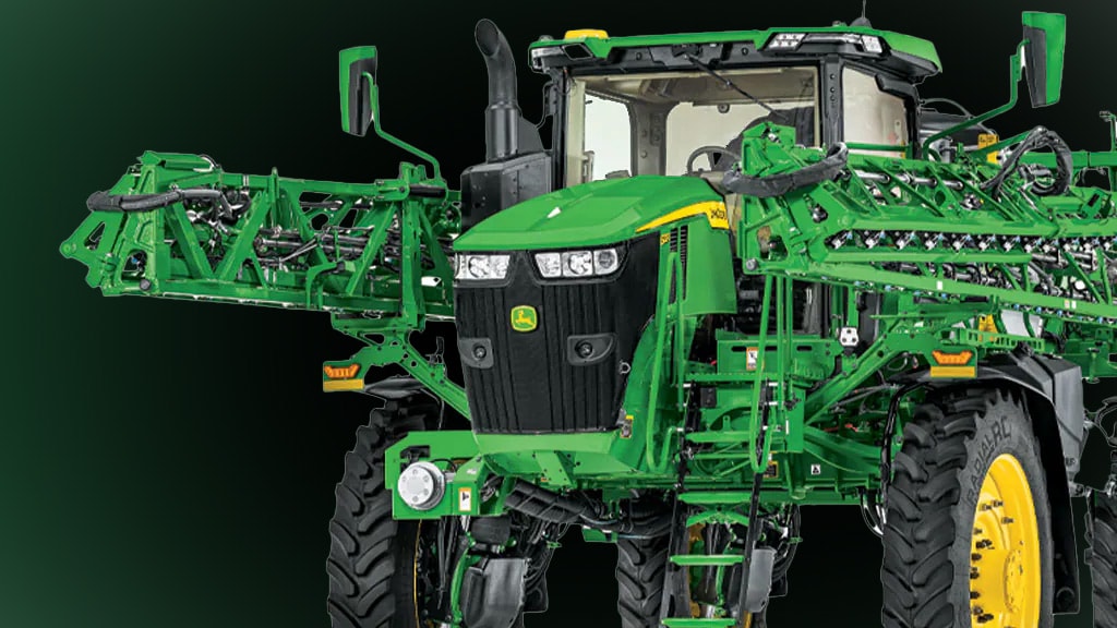 400 series sprayer on a black background