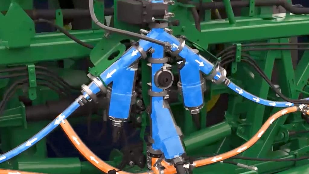 Pressure recirculation and air purge system