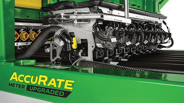 Closeup photograph of AccuRate Metering System Precision Upgrade for planters.