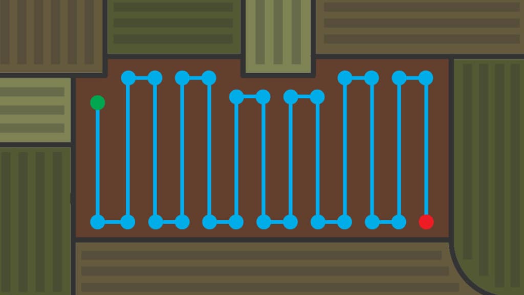 guide lines on a floor plan