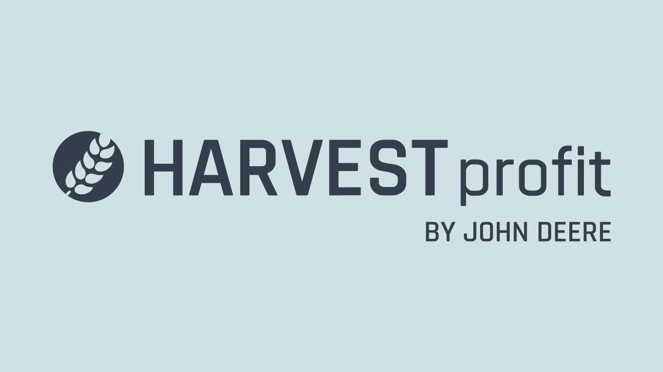 harvest profit logo with wheat icon