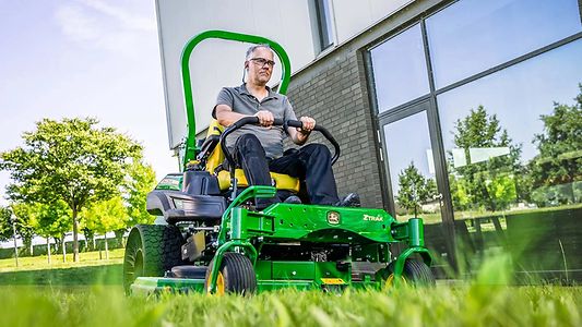 precision turf connected zero turn mower
