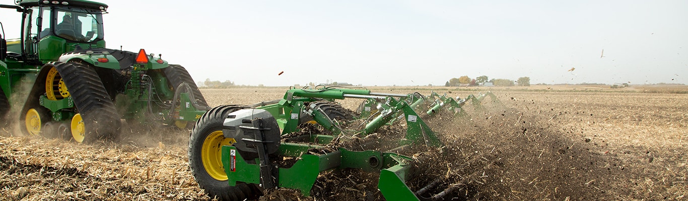 tillage equipment in the field