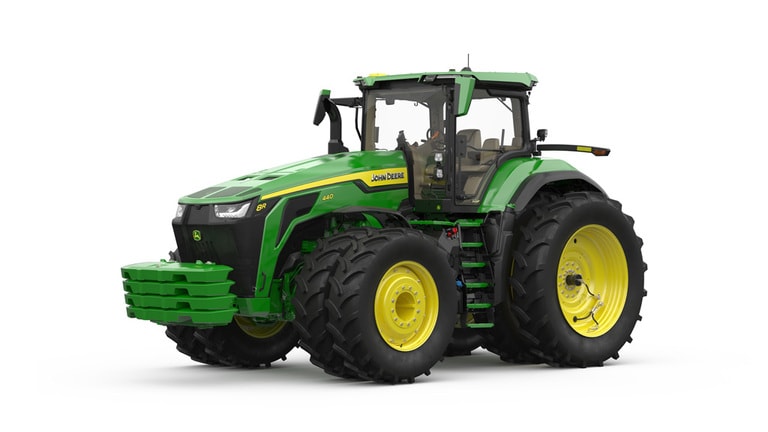 Studio image of Front-left facing 8R 440 Tractor