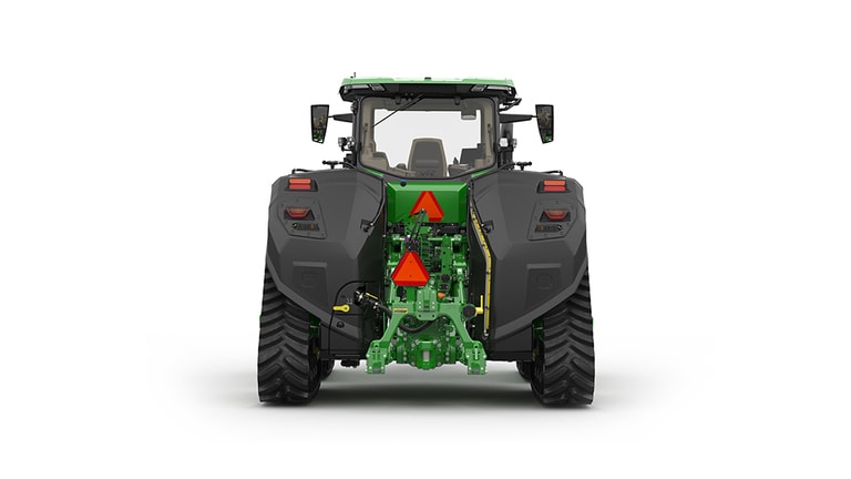 Studio image of Rear facing 8RX 440 Tractor